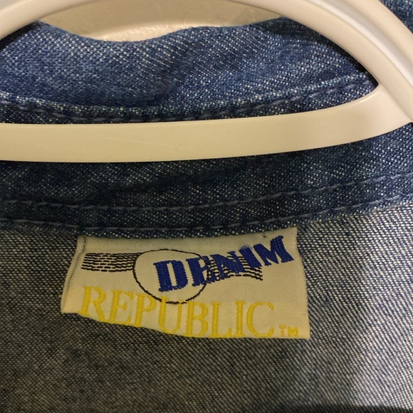 Vintage Denim Short Romper - Picture 3 of 7